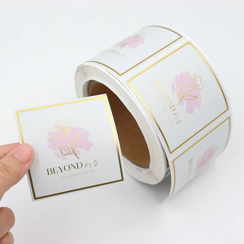 Luxury Skincare Labels - Etiqueta cosmética de luxo personalizada |