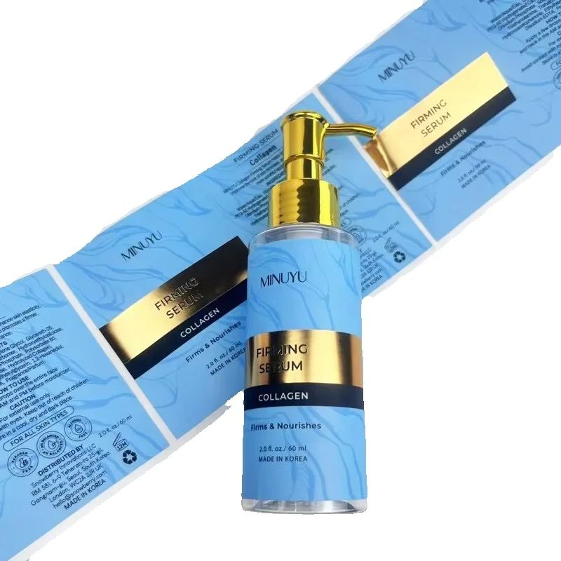 Luxury Skincare Labels - Adesivos biodegradáveis impressos personalizados | Etiquetas