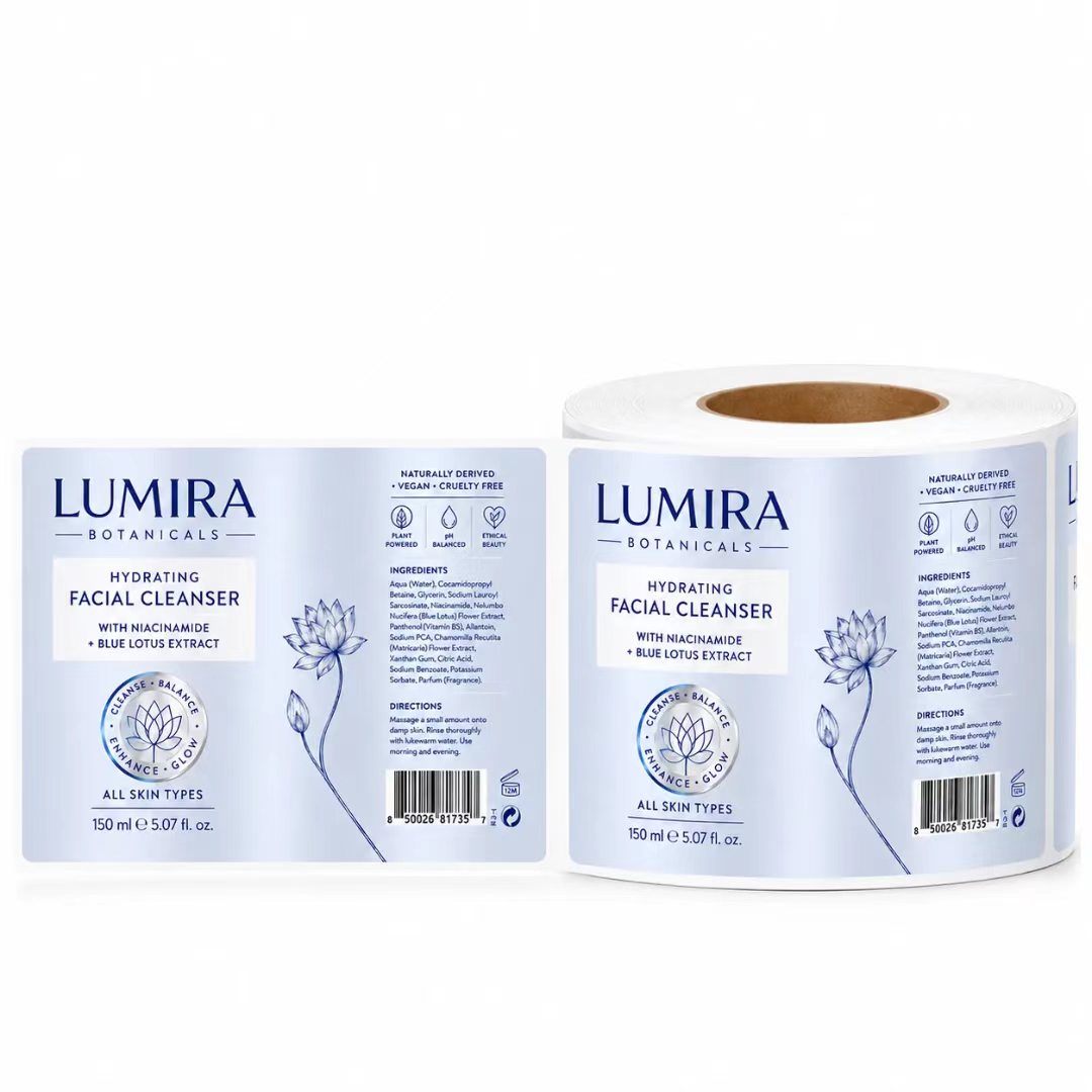 Etiqueta Metálica BOPP Persona - Luxury Skincare Labels avaliação e preço