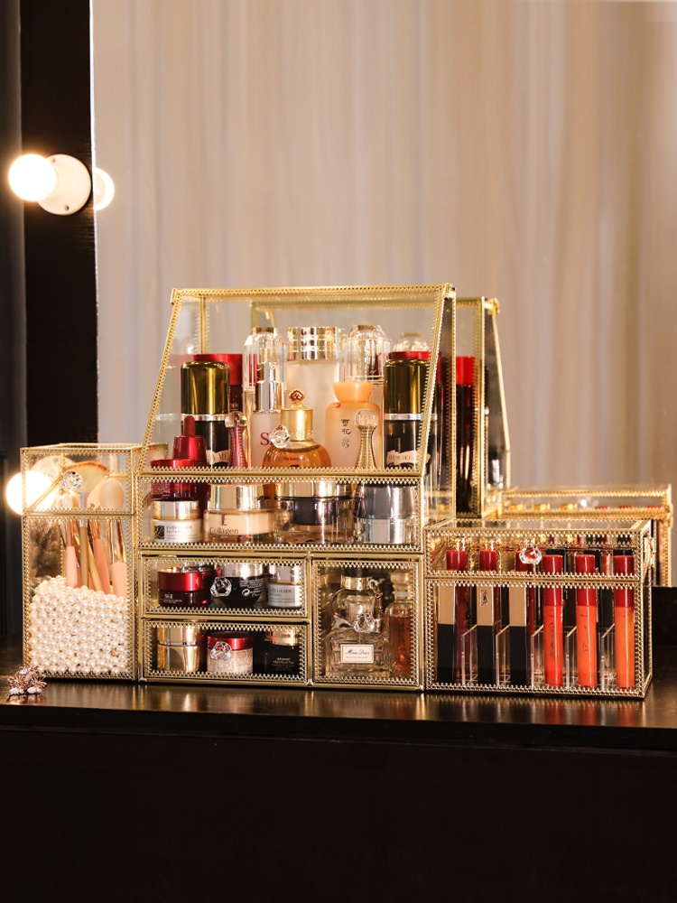 Caixa de armazenamento de cosm - Luxury Skincare Mask avaliação e preço