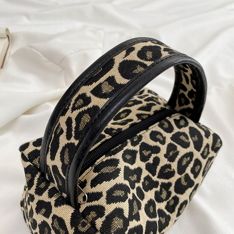 Bolsa de maquiagem leopardo lu - Luxury Skincare & Spa Reviews avaliação e preço